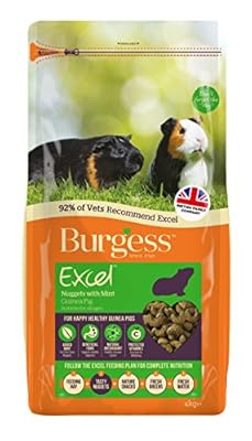 Burgess Excel Guinea Pig Nuggets with Mint, 4 kg