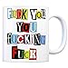 Produktbild trendaffe - Kaffeebecher mit Fuck You You Fucking Fuck Motiv