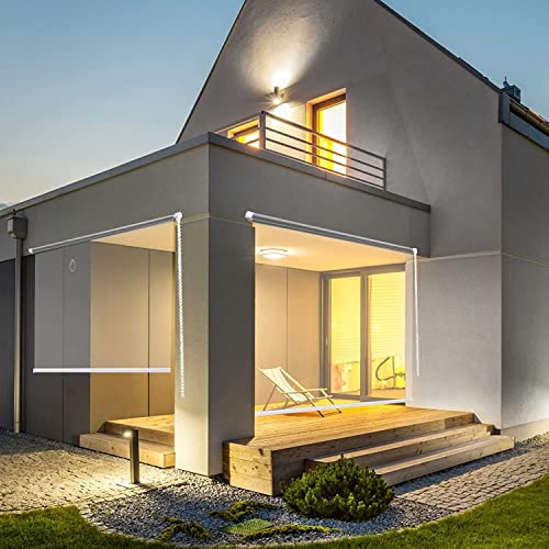 Tuklye Rollo wasserdichte PVC-Balkonrollos, Patio-Küche Innentrennwand...