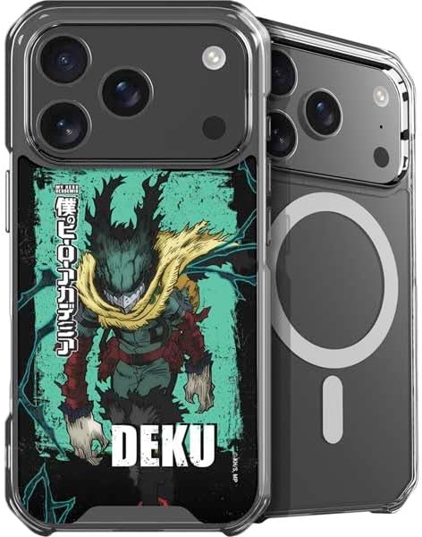 Skinit Phone Case Compatible with MagSafe iPhone 17 Pro Max - Officially Licensed My Hero Academia Dark Deku Season 6 Design