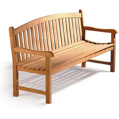 Jati Gloucester Teak 5ft Curved Back Garden Bench Cover