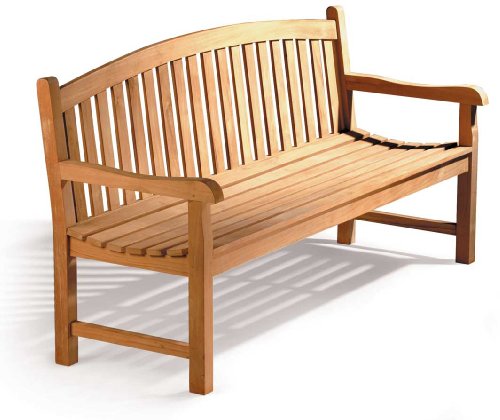 Jati Gloucester 3 Seater Teak Garden Bench