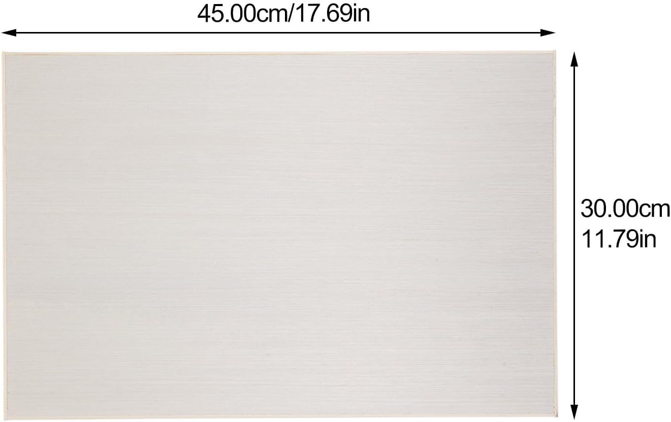 Wooden Art Panel for Painting and Drawing, Unfinished Wood Board with Smooth Surface and Strong Construction, for Students and Amateurs, for Table and Art Career Use