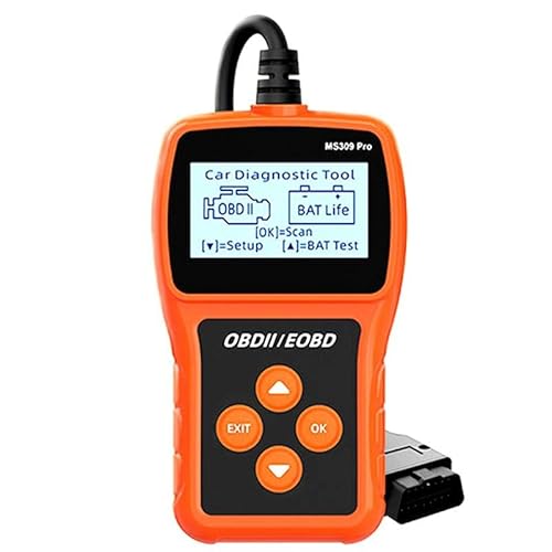 MS309 Pro OBD2 �̏�f�f�@ �����Ԍ̏�f�f�@ �o�b�e���[�`�F�b�N �X�L�����c�[�� �v������