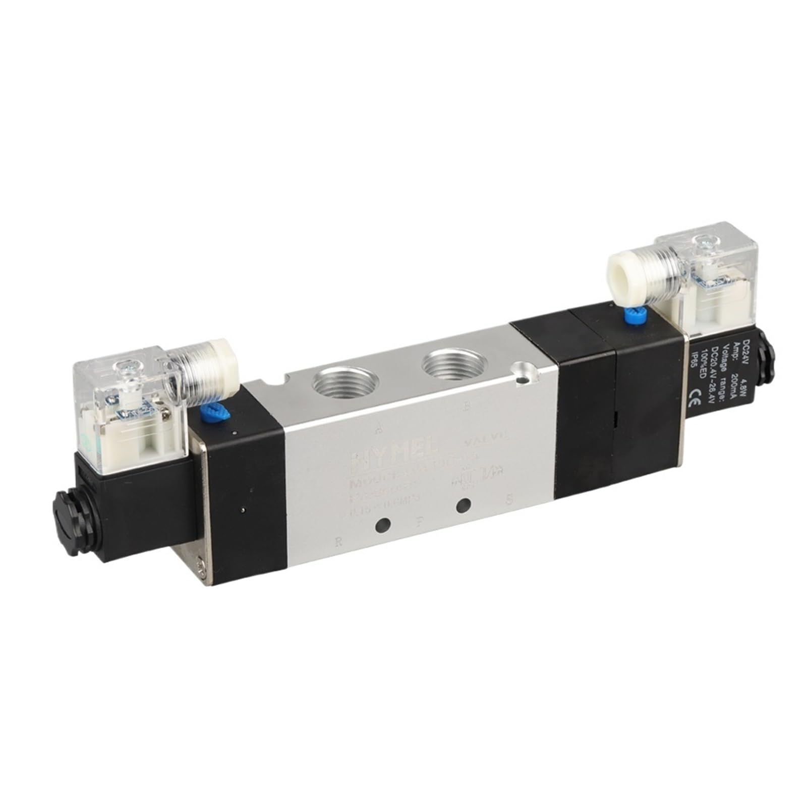 Electroválvula neumática 4V430C-15 de 5/3 vías, doble solenoide, for equipos de automatización(DC24V)