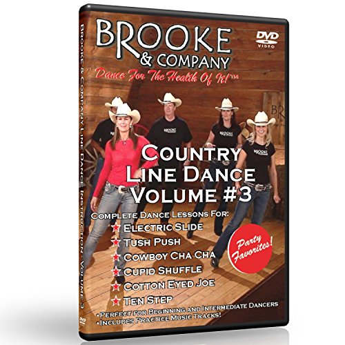 Country Line Dance Lessons DVD Volume #3 - Party Favorites by Brooke & Company