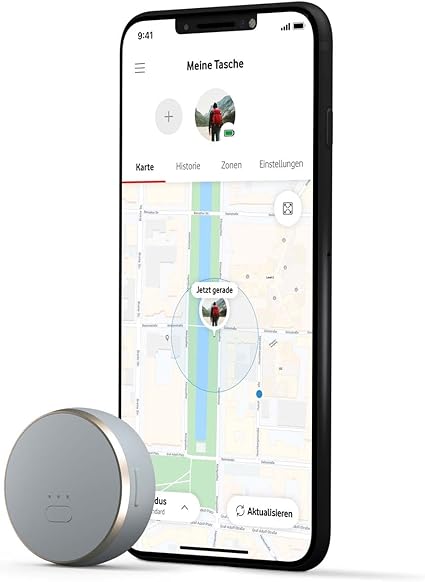 Vodafone Curve Smarter GPS-Tracker mit integrierter smart SIM, Leichter ...