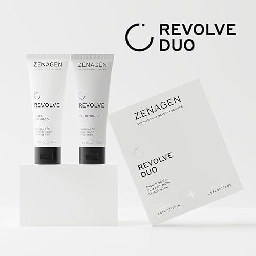Miniatura 3 de Zenagen Revolve - Dúo de pérdida de cabello para hombre, 2.5 onzas líquidas