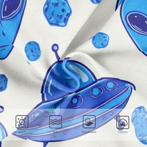 Designer Girls Underwear Toddlers 2t Cotton Girl Panties Cute Cartoon Blue Alien UFO White Underpants Briefs3