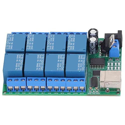 Module de relais UART DC 12V 8 canaux avec 6 modes de commande pour automatisme industriel - 6