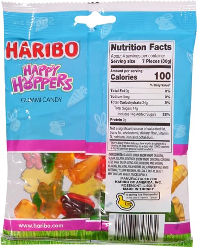 Haribo of America Happy Hopper's Candy bolsa 4 oz miniatura 3