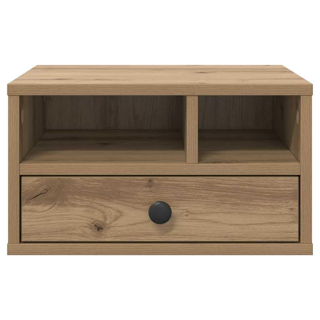 Druckerständer Artisan-Eiche 40x32x24 cm Holzwerkstoff mit Schublade