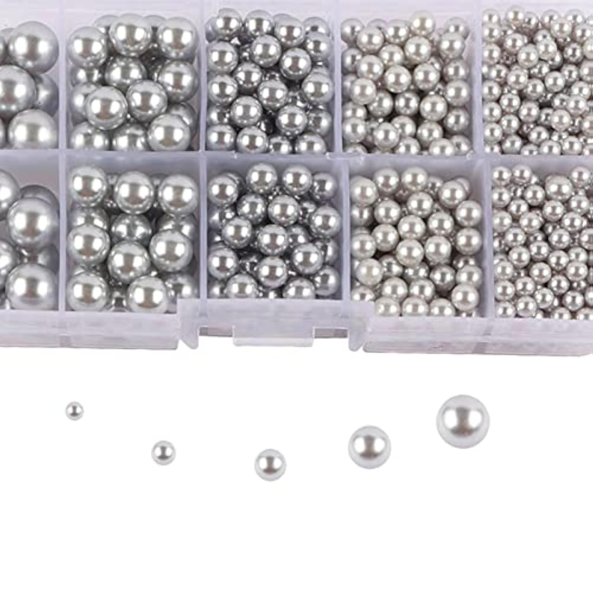 Artificial Pearl Beads No Hole for Crafting and Decoration