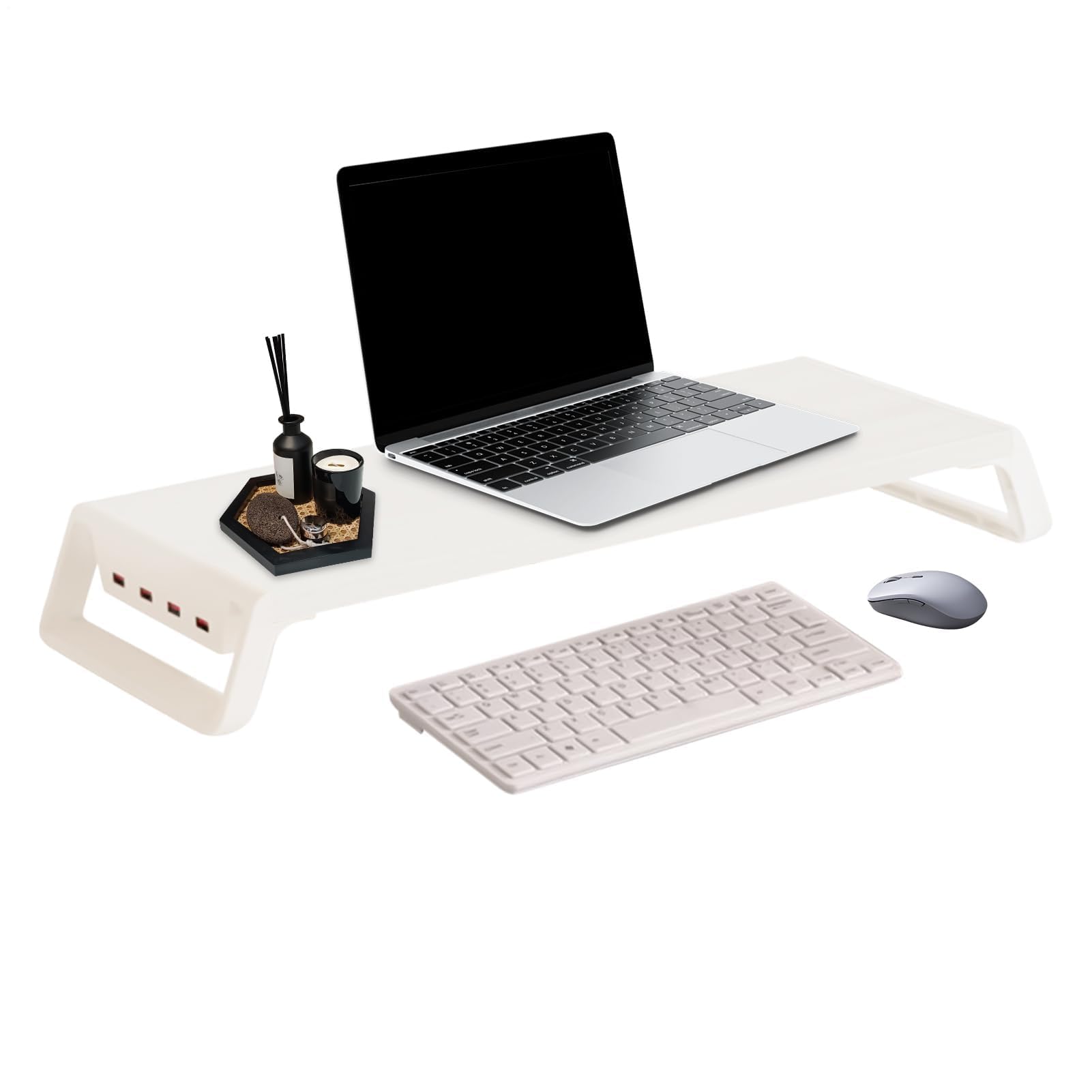 Legno Monitor Riser Scrivania & Scaffale PC Accessori Ufficio Casa Scuola Appartamento Studente Dorm nizat Internet Café tial