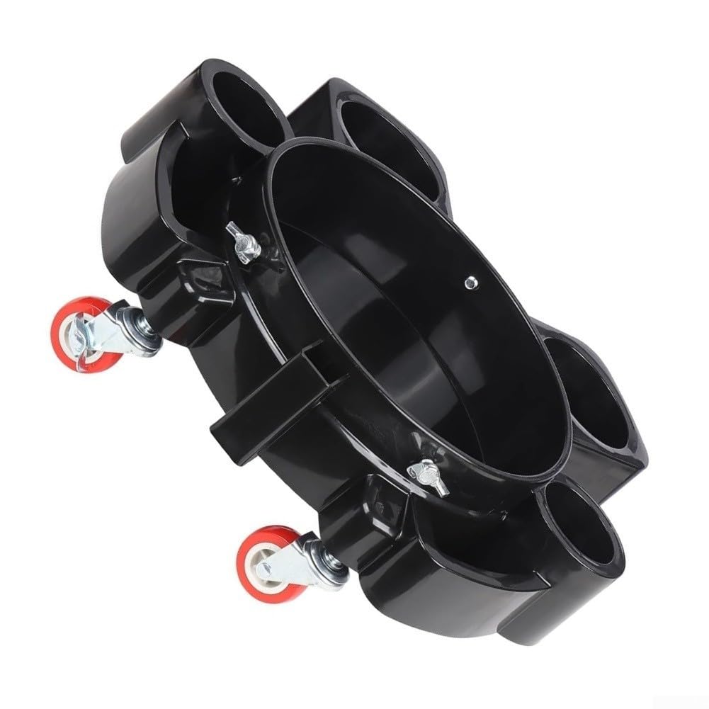 Carrito de cubo de 5 galones con 5 ruedas, carrito para lavado de