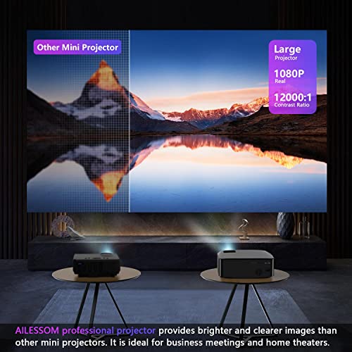 Ailessom 308 VERSION Native 1080P 5G Wifi Bluetooth Projector thumb #2