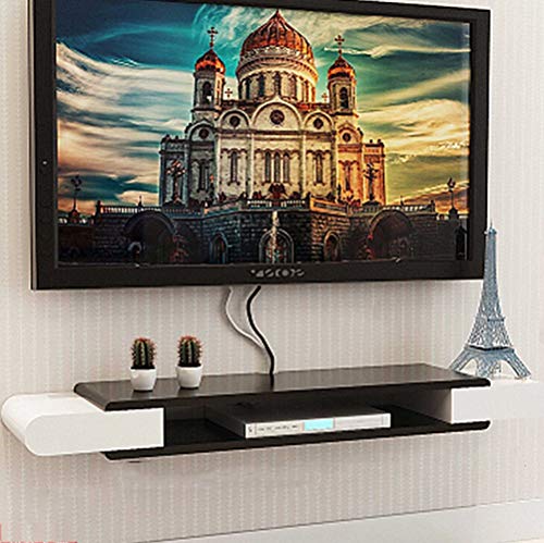 Meuble TV Flottant et Console Multimédia Murale pour Salon Chic - 6