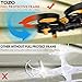 TOZO Q2020 Drone RC Mini Quadcopter Altitude Hold Height Headless RTF 3D 6-Axis Gyro 4CH 2.4Ghz Helicopter Steady Super Easy Fly for Training [Yellow]