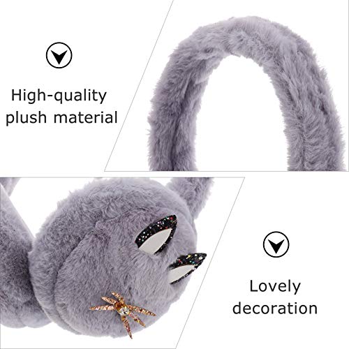 KESYOO Protetores de Orelha de Inverno Infantil Aquecedores de Orelha de Pelúcia Ao Ar Livre Proteto