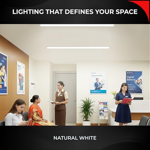 Image of Nortek Essenza+ 20 Watt Led Tubelight Neutral White Led Tube Lights For Home Ideal For Living Room, Bedroom, Office, Commercial And Industrial Space Eco-Friendly, And Cost-Saving Led Light Pack Of 4