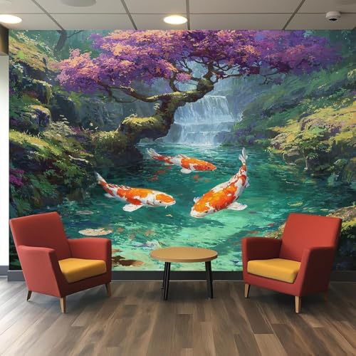 Papier peint intissé japonais forêt pose facile pour masquer défauts