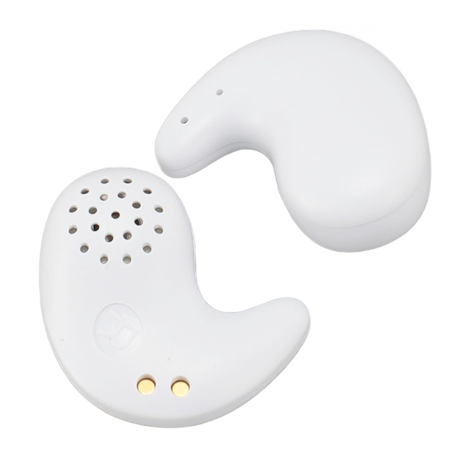 Jectse Mini Auriculares Inalámbricos, Auriculares 5.3, Auriculares Intrauditivos con Cancelación de Ruido, Auriculares Ligeros para Dormir con Estuche de Carga, para Personas Que (White)