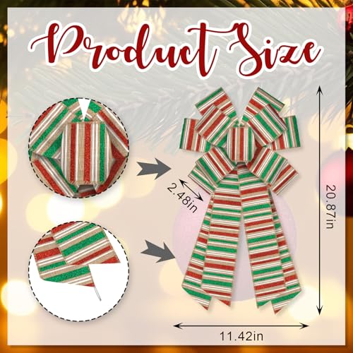 Large Christmas Bows for Wreaths - image 2