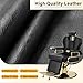Barber Chair for Barbershop, Professional Reclining Salon Chairs for Hair Stylist, 360° Swivel Heavy Duty Styling Hairdresser Braiding Chair Beauty Shampoo Equipment, Adjustable Headrest, Black&Gold