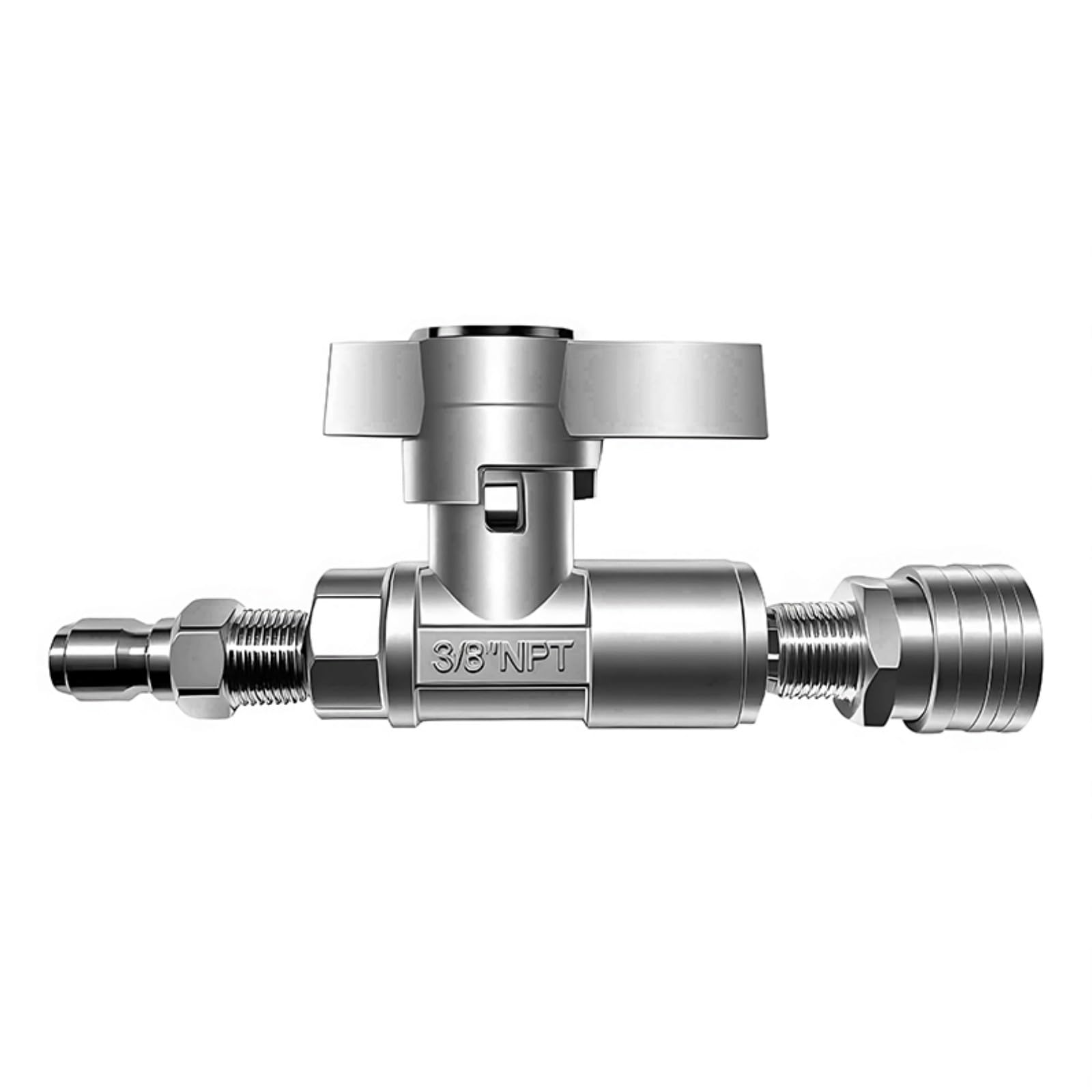 Válvula de bola de acero inoxidable 304 para dispositivos de limpieza de alto rendimiento