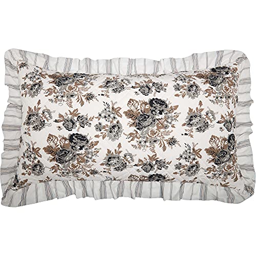 VHC-Brands-Annie-Portabella-Floral-King-Sham-21×37 VHC Brands Annie Portabella Floral King Sham 21×37