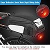 QYCHHJ Bike Pannier Bag Waterproof Bicycle Rear Rack Bag Extendable Cycle Storage Pouch with Shoulder Strap Bike Rack Seat Bag Bike Saddle Bag (8L-Bike Pannier Bag) #2