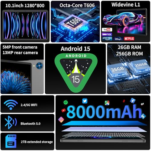 YLEEBG P60 Android 15 Tablet の商品画像 1