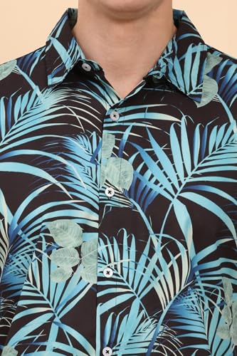 Image of Mens Printed Casual Shirts and Shorts Set Button Down Co-ord Set