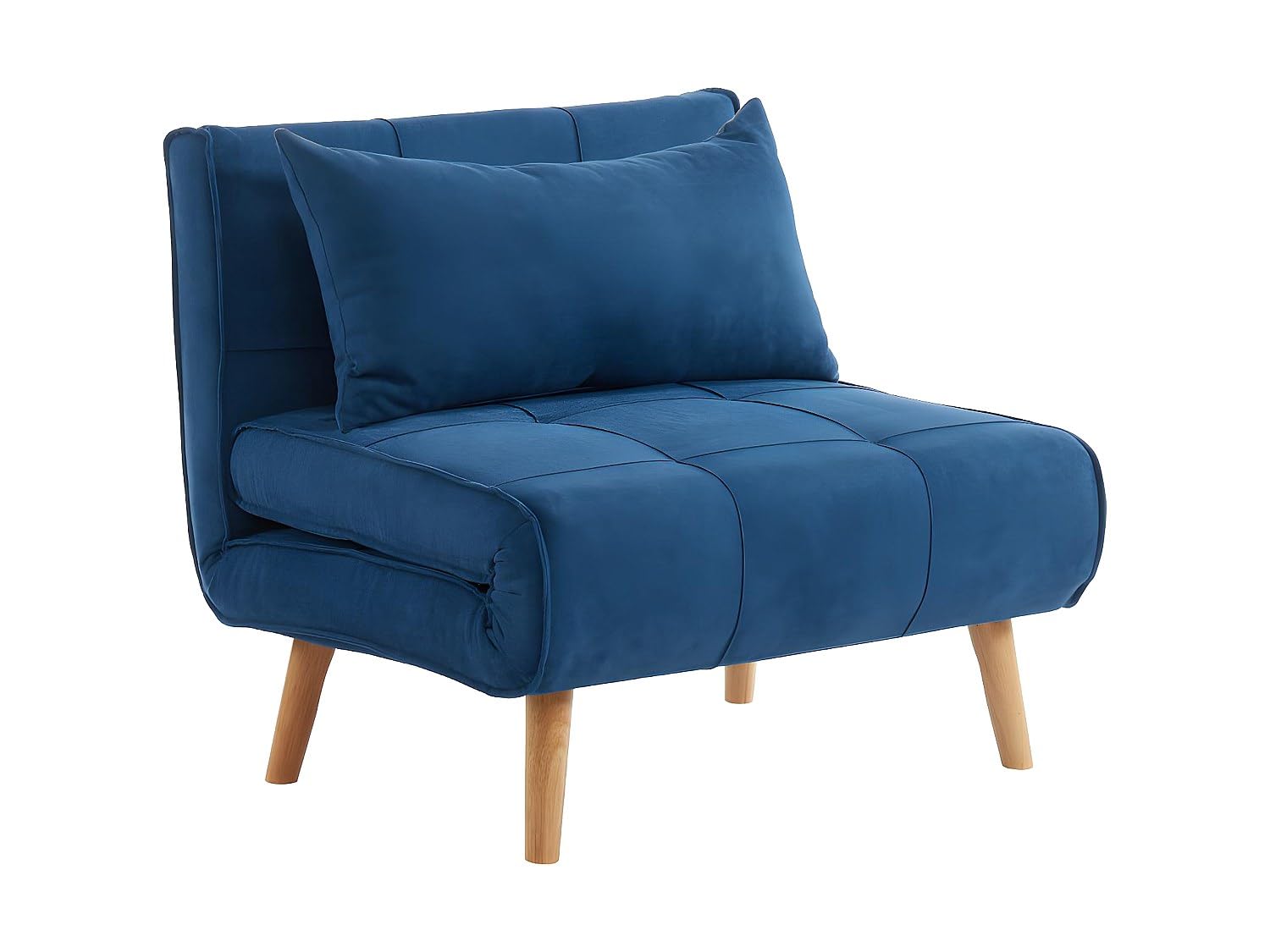 CHILA Schlafsessel – Stoff, Blau (Polyester)