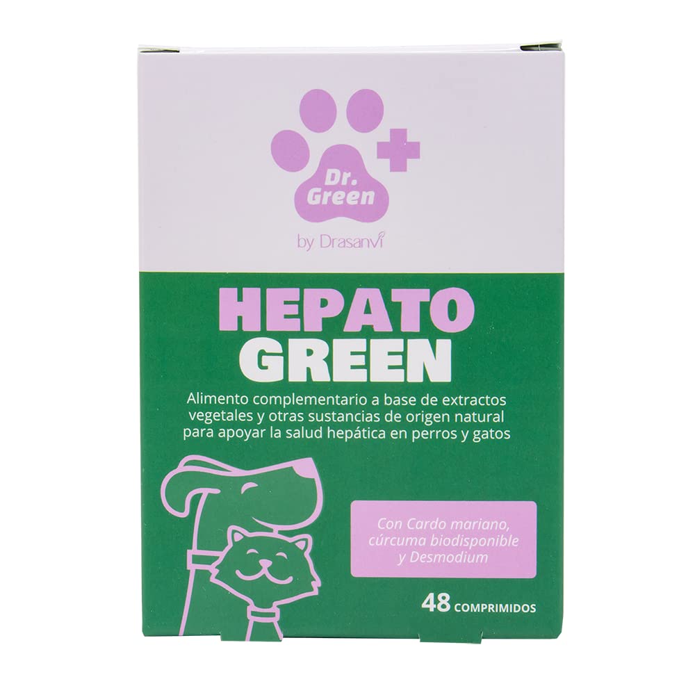 DRASANVI - DR Green HEPATOGREEN - Apoyo a la Salud hepática - SIN Gluten - 48 Comprimidos