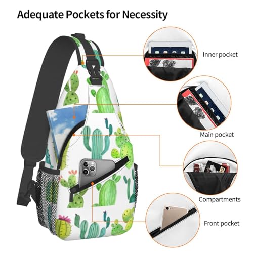 Cactus... Stylish Men'S Messenger Bag - Durable Polyester, Huge Capacity & Adjustable Strap4
