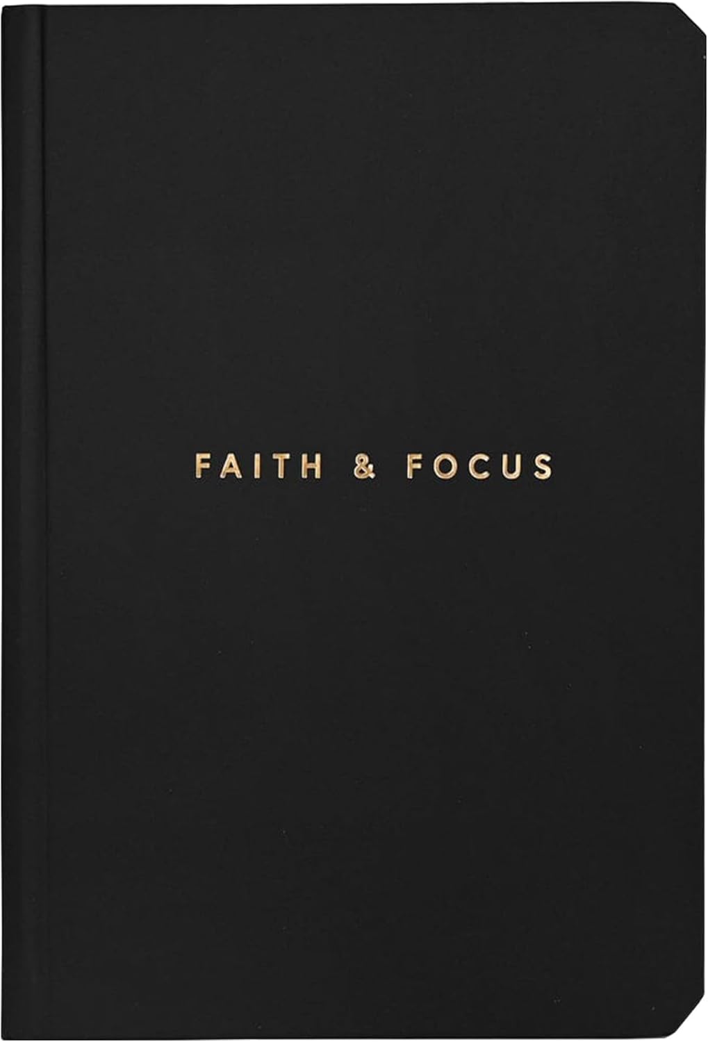 Christian Planner Faith & Focus Productivity Planner – Faith-Based 90-Day Planner Notebook, Prayer Journal, and Habit Tracker with room for Sermon Notes – Undated Personal Organizer (Charcoal Black)