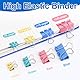 Mexgcom 170 Stück Foldback Klammern - 15mm/19mm/25mm/32mm Papierklammern Bunt - Binder Clips Metall Klammern Büroklammern - Dokumenten Clips für Schule, Büro und Haushalt
