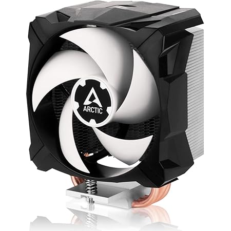 ARCTIC Freezer i13 X - Refroidisseur de processeur Compact Intel 100 mm, 300-2000 RPM, Roulement Dynamique Fluide, Pâte Thermique MX-2 pré-appliquée, compatible avec le LGA1700 - Noir