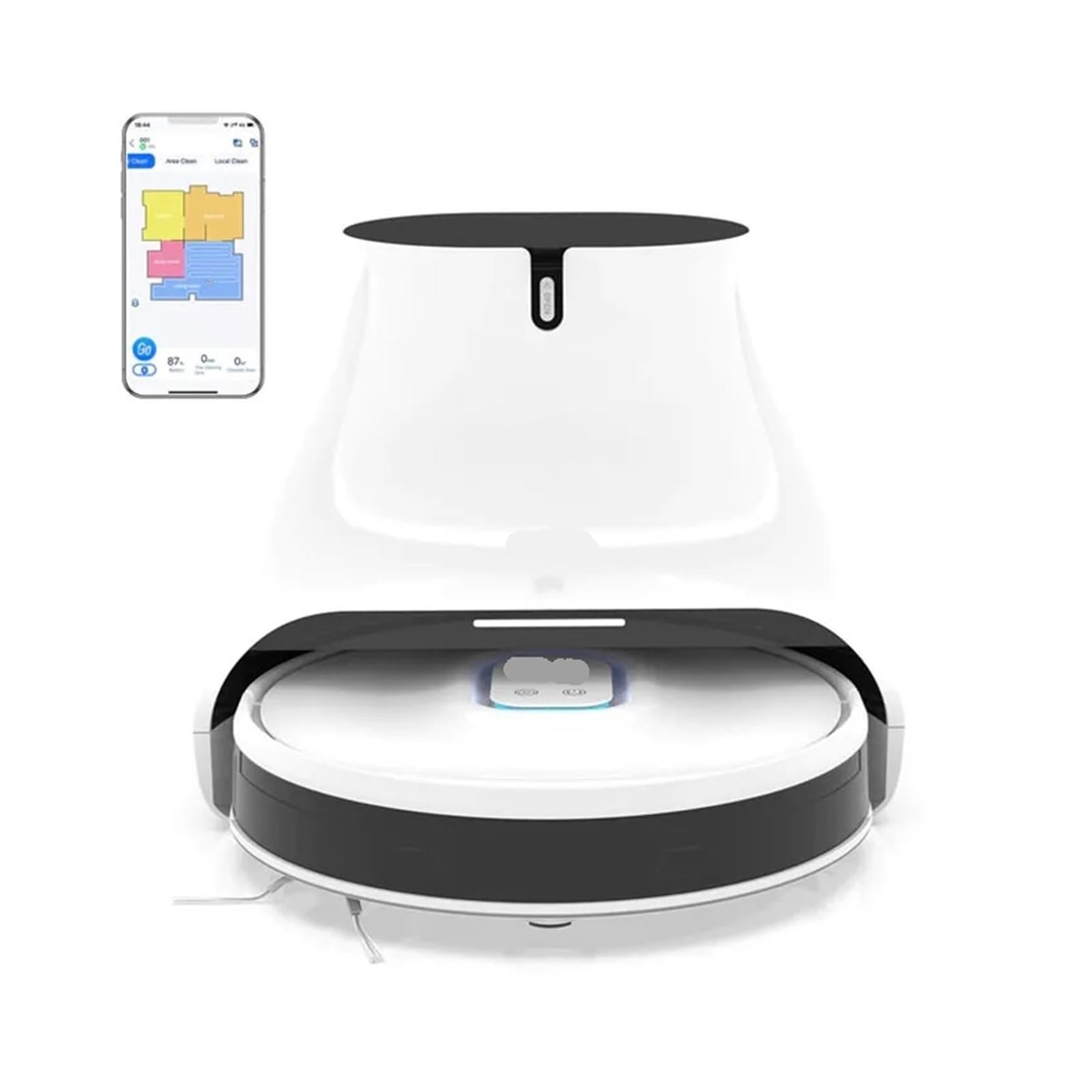 Juego completo de accesorios for robot de barrido. Compatible for robot aspirador Neabot NoMo Q11, RS0030W, cepillo lateral principal, filtro Hepa, fregona, bolsa de polvo, repuestos, accesorios ( Col