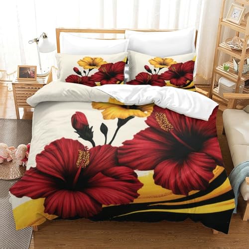 Housse de couette 3D hexagonale de qualité supérieure en microfibre douce et résistante. - 3