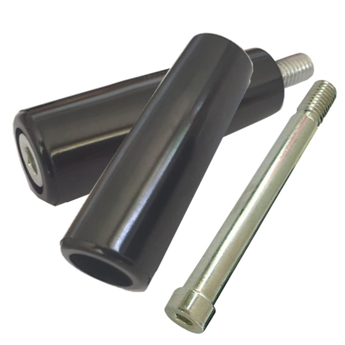 TONGNENGLIU Revolving Handle Lathe Crank Handle Machine M10 Thread Grip Rotating Handles Male Threaded Stem for Milling Machinery 2pcs (M10*80mm)