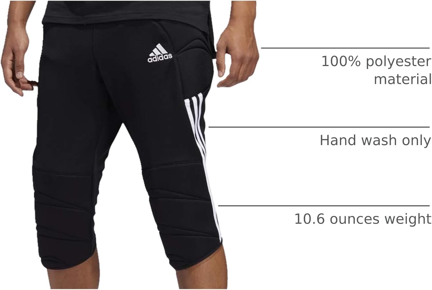 Amazon.com: adidas Originals Tierro Gk 34, Black, Small : Clothing