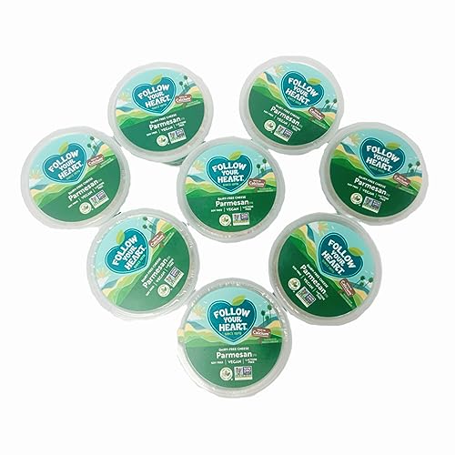 Follow Your Heart Dairy-Free Vegan Parmesan Cheese 8 Pack 4 oz each