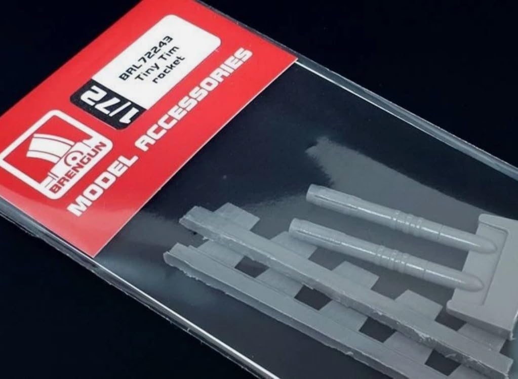 Brengun BRL72243 1/72 Dummy Resin kit Tiny Tim Rocket Resin Set of US Rockets