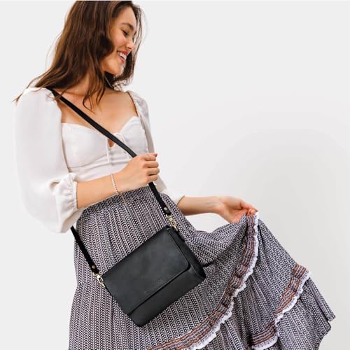 Image of Portland Leather Goods Metro Crossbody Bag for Women - Handmade from the Finest Full-Grain Hides