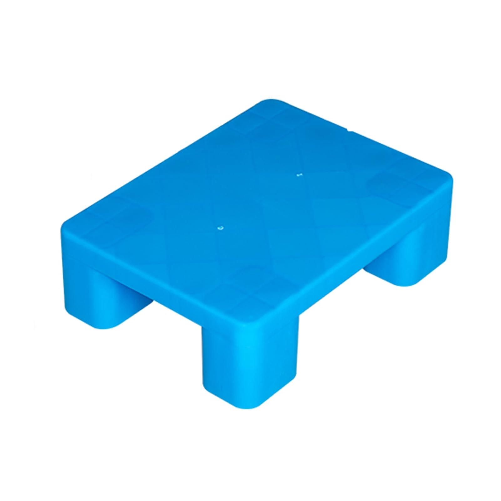 Pallet di plastica impilabili blu 50x42x12.5cm durevole del polietilene del trasporto del pallet per i supermercati & le farmacie di magazzino - progettazione salvaspazio facile da pulire