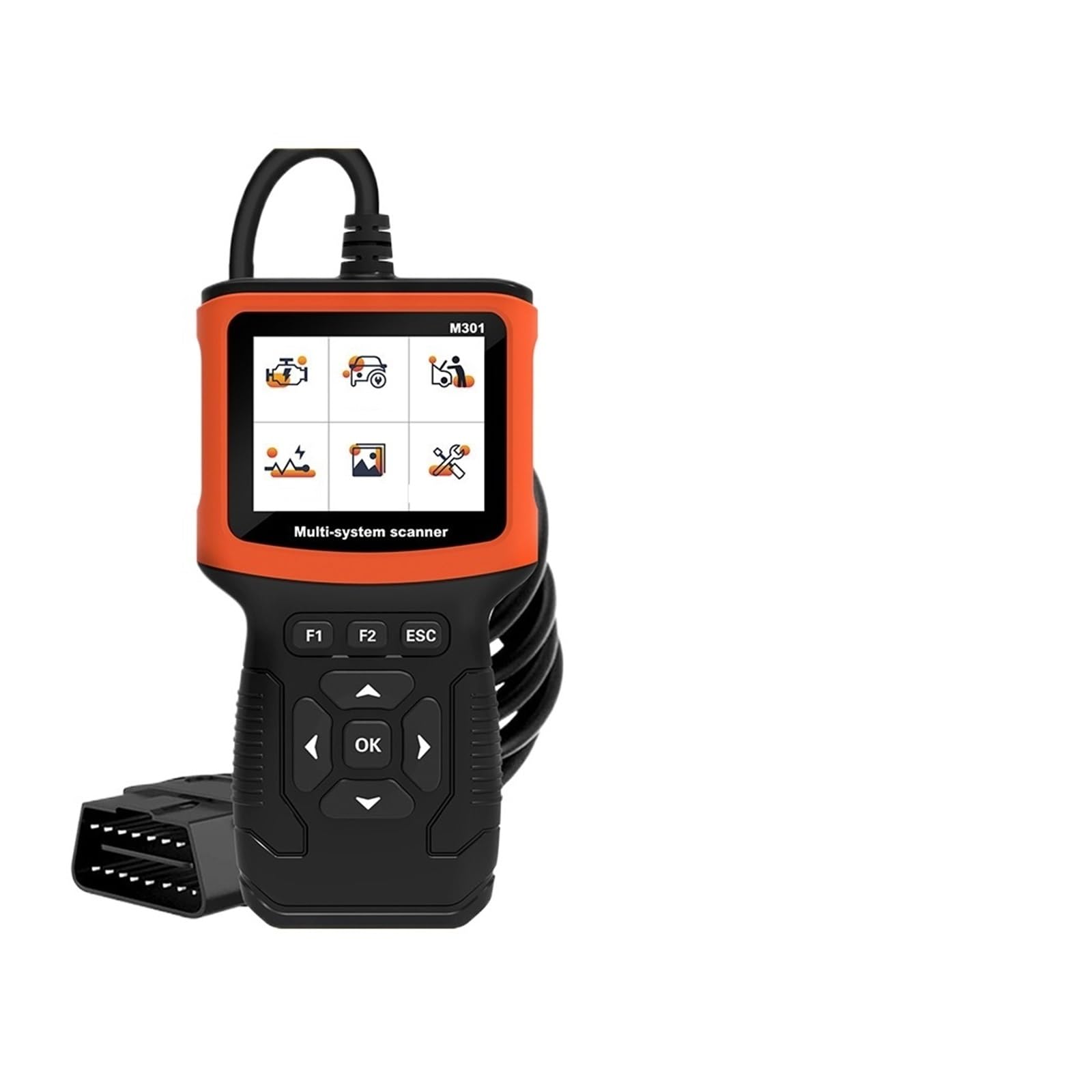 Narzędzie testowe Precision Engine Tester OBD2 Podstawowa diagnostyka usterek samochodowych dla ABS Łatwy w użyciu