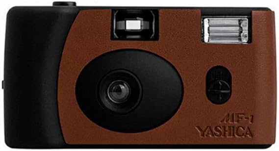 Yashica MF-1 Snapshot Art Camera (Black/Brown) (YAS-SACMF3-BR)