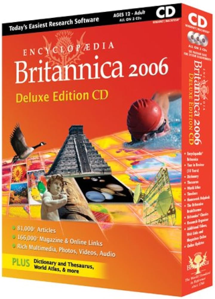 Encyclopaedia Britannica 2006 Deluxe CD: unknown author